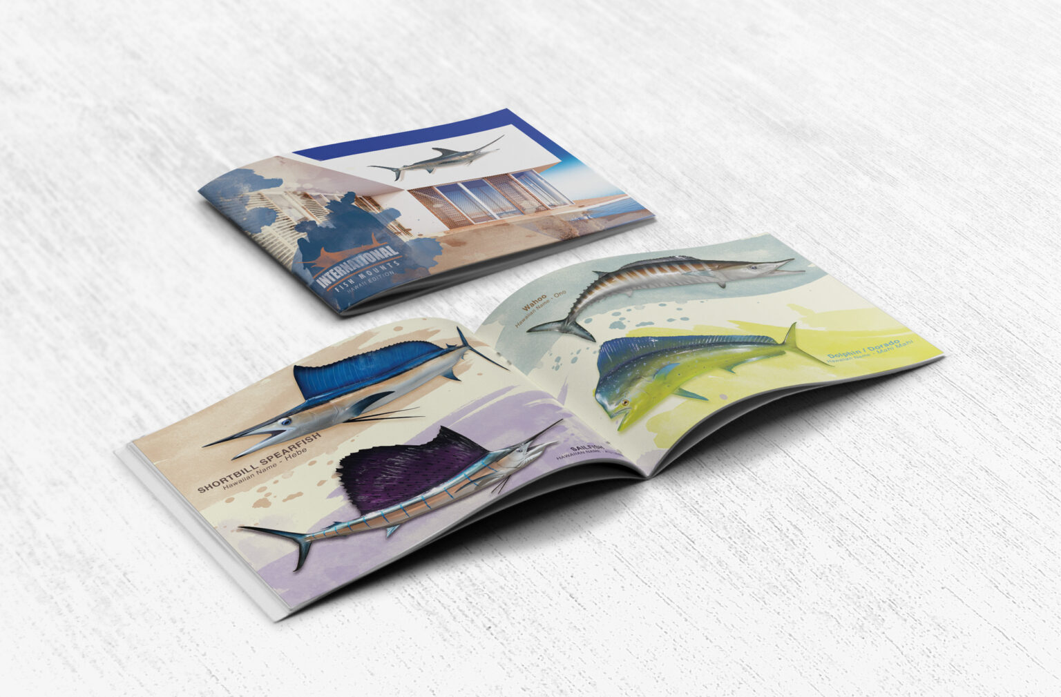 International Fish Mounts Brochure Design