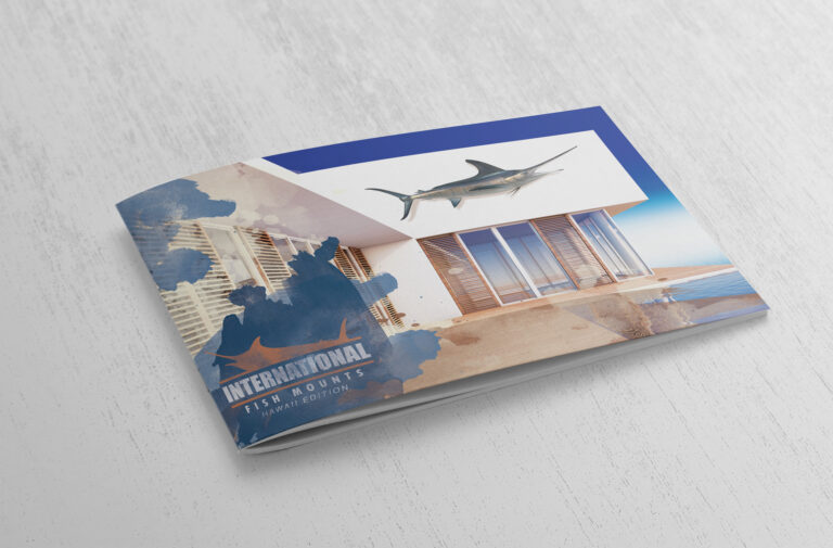 International Fish Mounts Brochure Front Cover Design