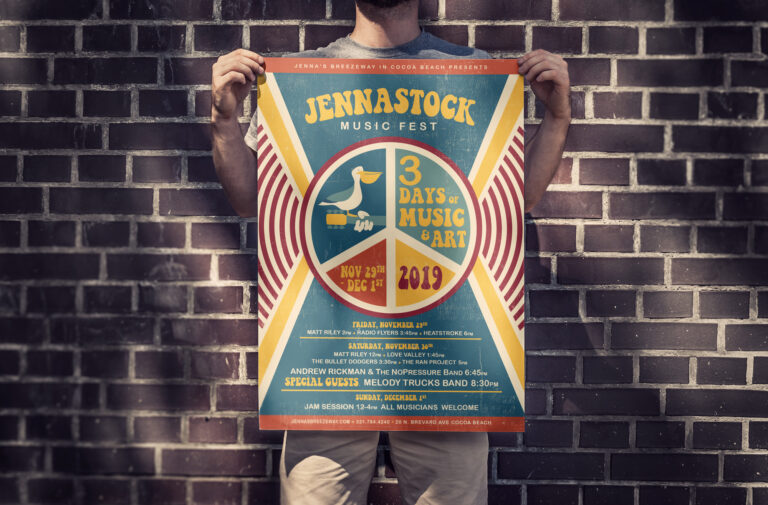 Jennastock Music Festival 2019 Poster Design