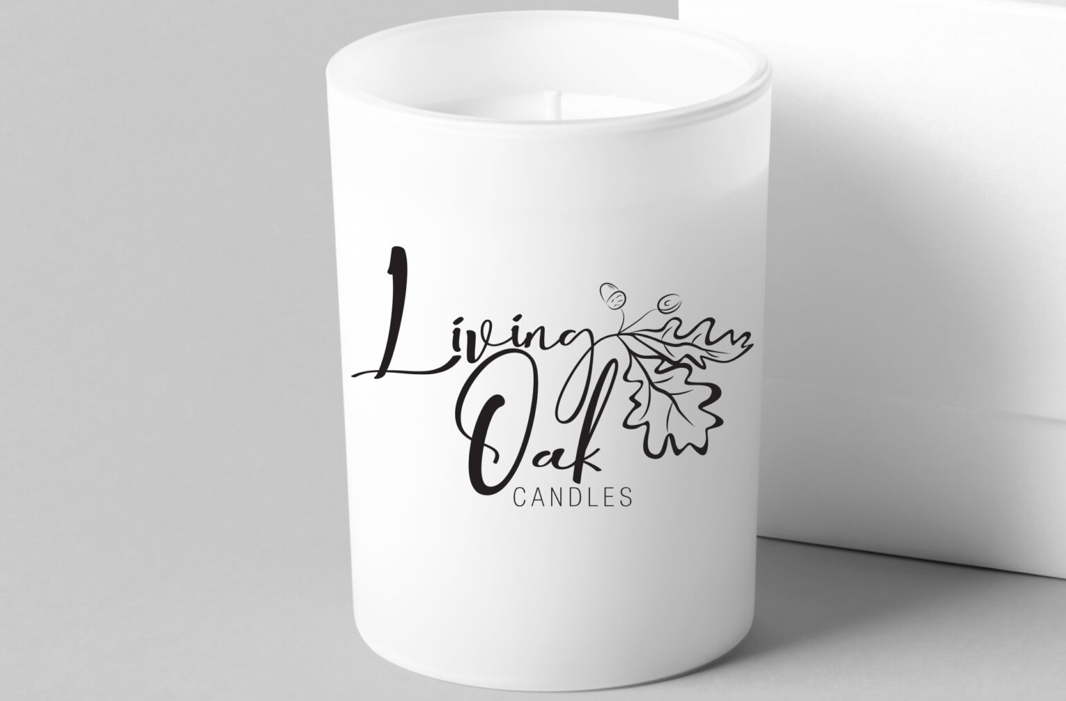 Living Oak Candles Logo Design