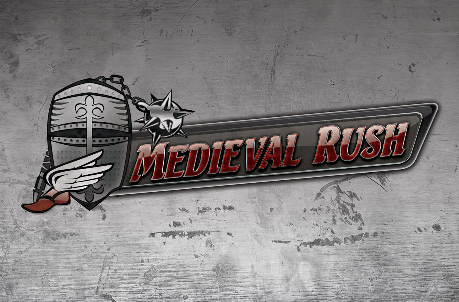 Medieval Rush Logo Design